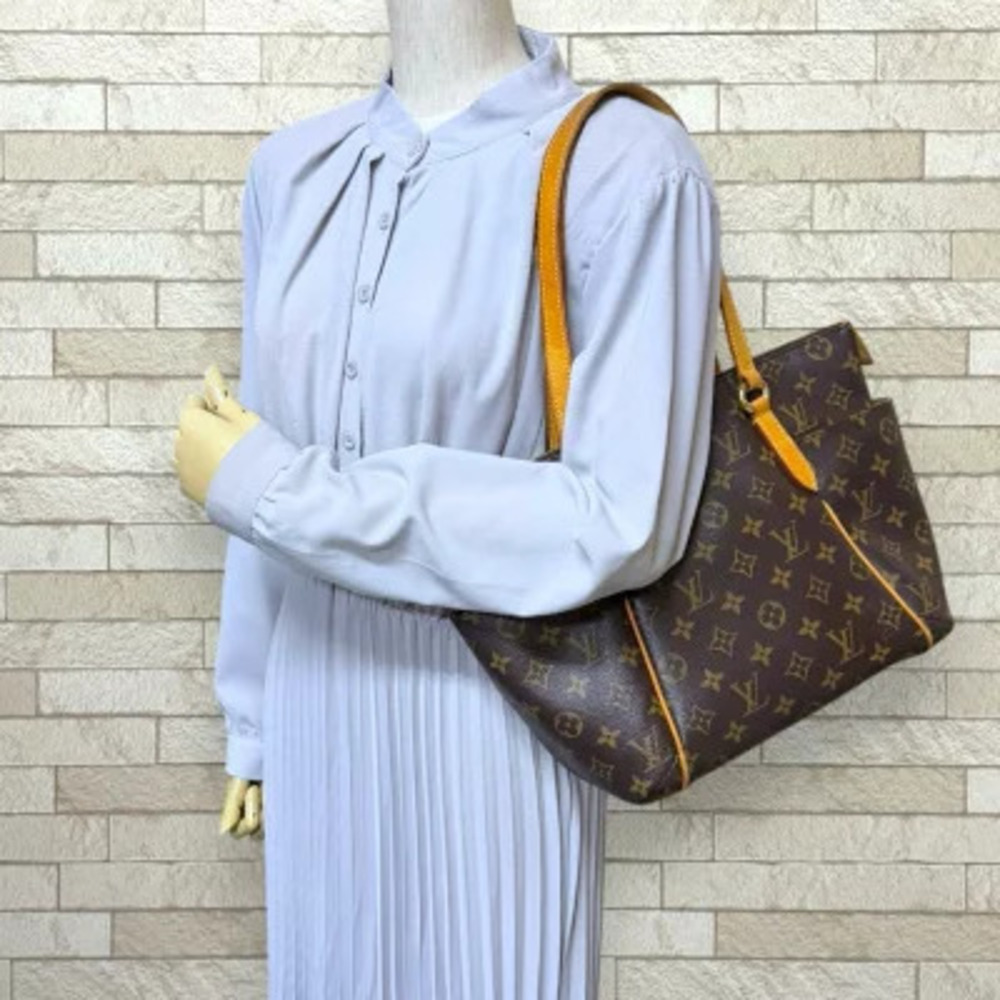 Louis Vuitton Canvas Brown Bag Monogram Totally Tote Brown
